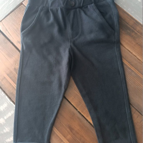 Sfera baby boy dress up pants like new, size 86-92 cm, navy blue
