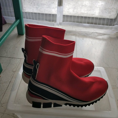 Canvas shoes like new, size 38, red