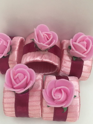 Napkin rings pack of 5 made to order