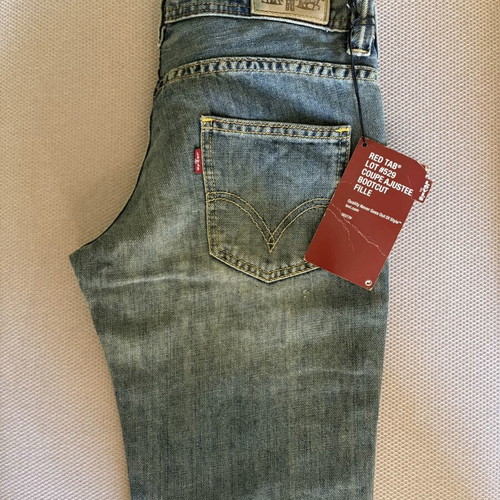 Levi’s Vintage Low-Rise Jeans New, Size 27, Grey Blue