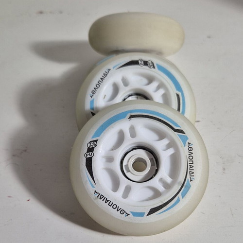 Athlopaidia Light-Up Wheels 7.6 mm Like New, Set of 4