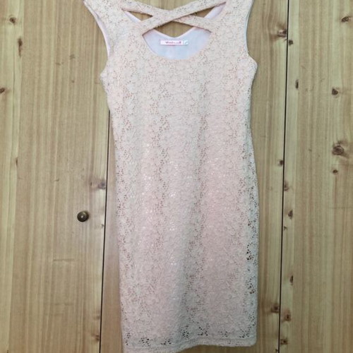 Mini lace dress size LXL slim fit like new