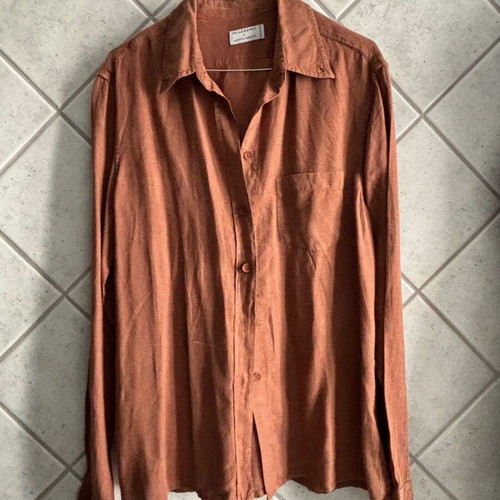 Linen shirt Philosophy by Alberta Ferretti M terracotta like new