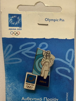 Moschophoros Athens 2004 Olympic Pin new, limited edition 10,000 pcs