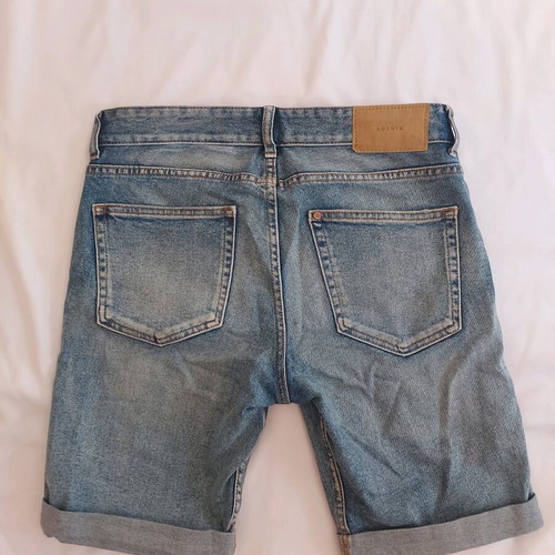 Men's shorts used, size S, blue