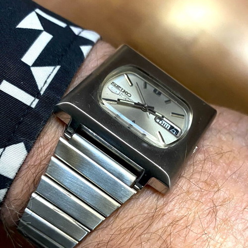 Seiko 5 automatic vintage 1970 σαν καινούργιο, ανδρικό ρολόι γκρι