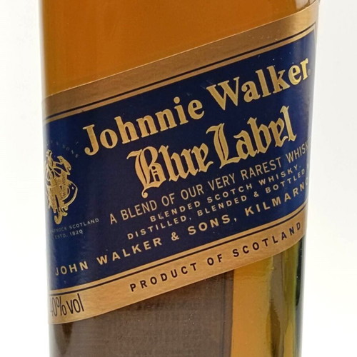 Johnnie Walker Blue Label rare collectible old bottle new, numbered P 02639