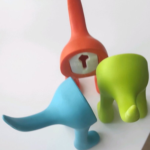 IKEA Dog Tail Wall Hooks Set of 3 Like New