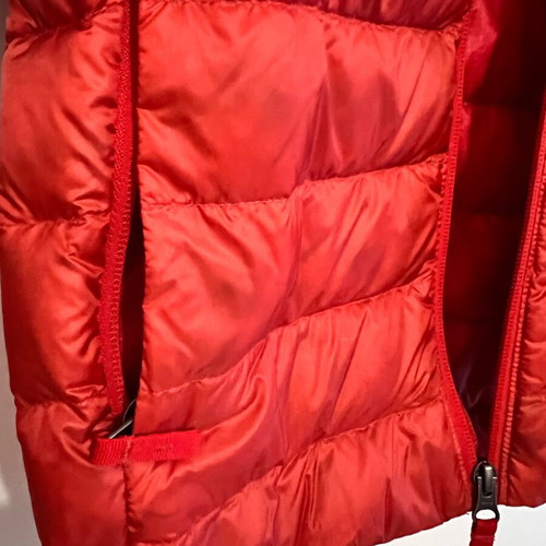 Red puffer jacket for girls 10-12 years like new
