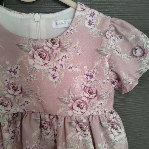 Miss Ebita dress for 1-year-old girl with roses like new