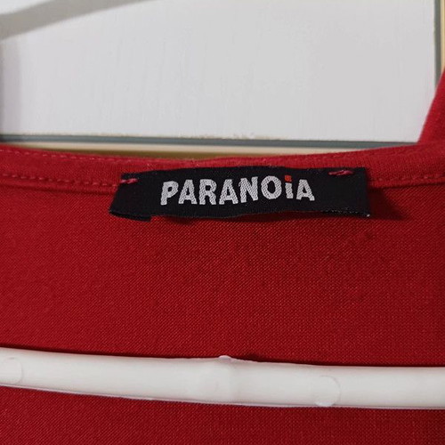 Paranoia hoodie red like new