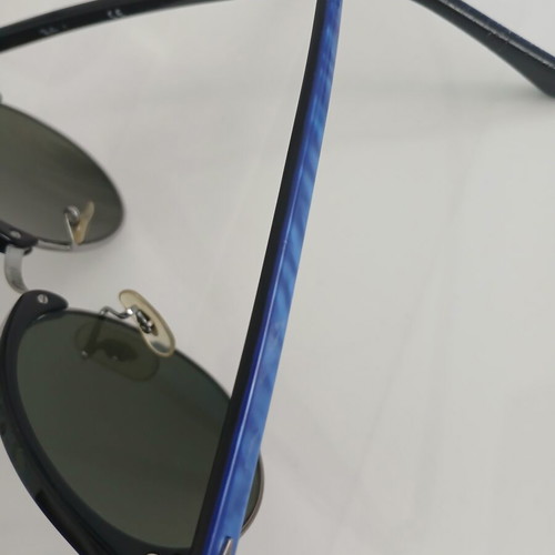 Ray Ban sunglasses small used, blue and silver