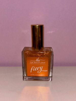 Body mist with glitter new for face, body and hair
