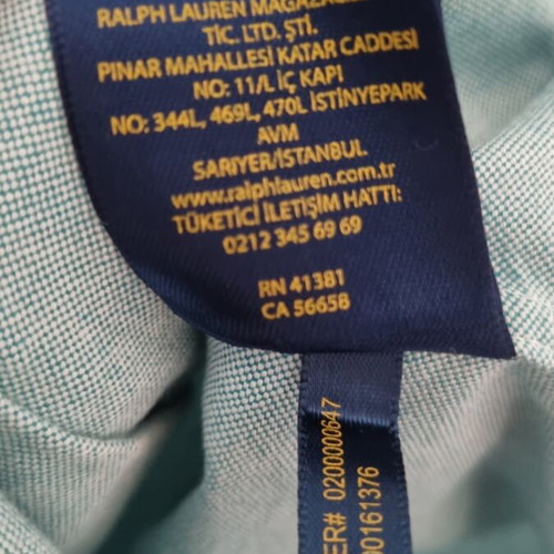 Ralph Lauren women's shirt with modified Mao collar
