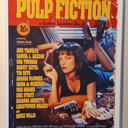 Pulp Fiction A4 poster