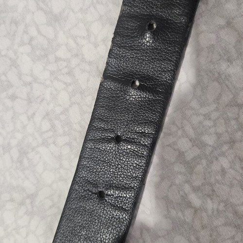 Black belt with silver buckle, H&M