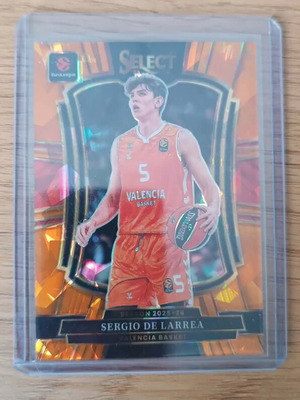 Sergio De Larrea /125 Colour Match Premier lvl Valencia basketball card