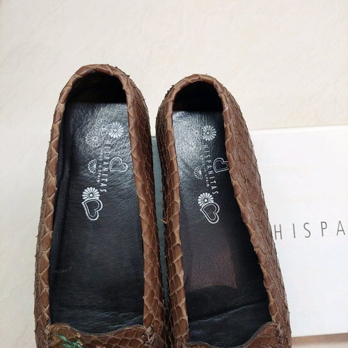 Hispanitas women's shoes like new, brown, size 39