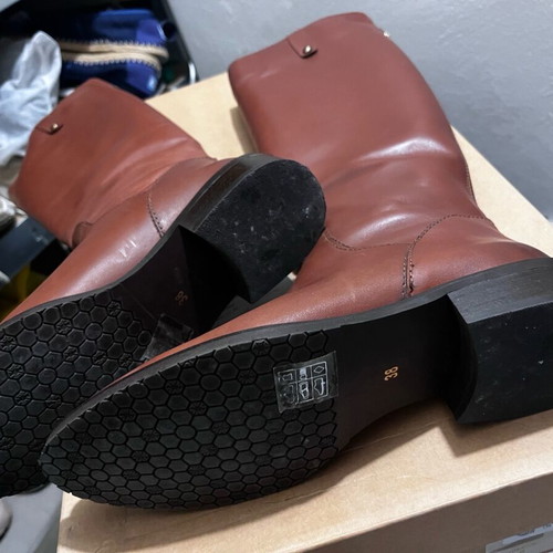 Migato riding boot new, tan with zipper