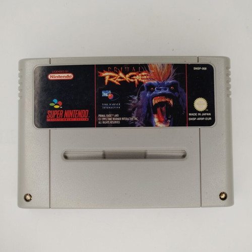 Primal Rage Super Nintendo game