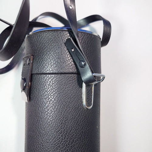 Vintage leather camera lens case like new Made in Japan