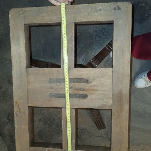 Wooden table base