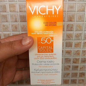Vichy Capital Soleil SPF50 με Χρωμα