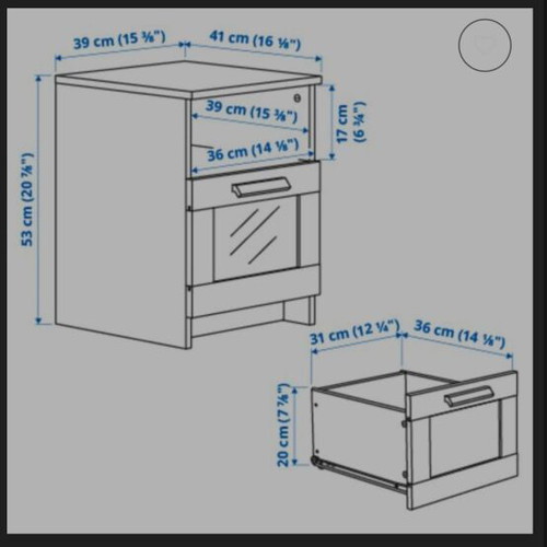 Ikea nightstand like new