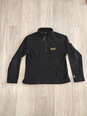 Jack Wolfskin fleece women's size M, black, like new