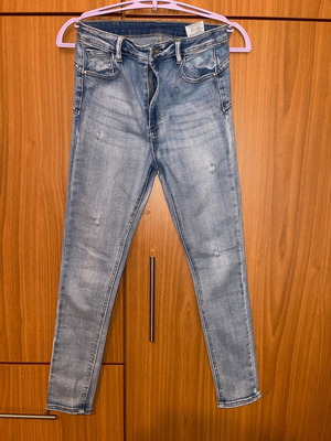 Women's elastic push up jeans like new M/L