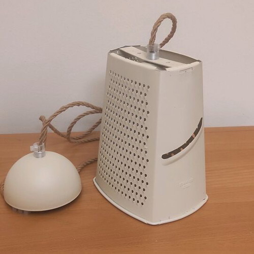 Modern hanging single-light pendant lamp