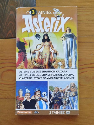 Asterix 3-DVD collection with subtitles, comedy and adventure