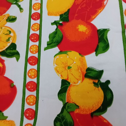 Large everyday food tablecloth with fruit pattern