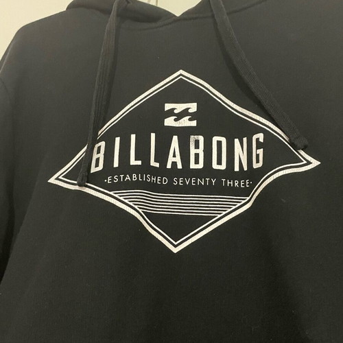 Billabong hoodie like new, black and white, size M