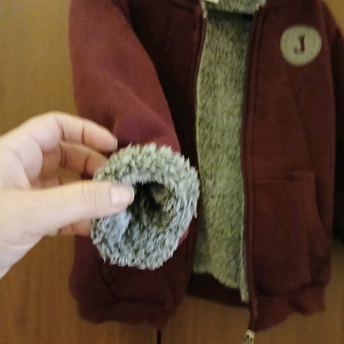 Joyce jacket maroon like new for 4-year-old boy