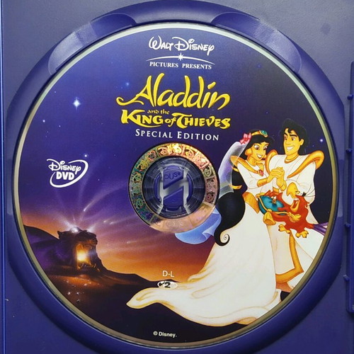 DVD Aladdin and the King of Thieves Special Edition like new, dubbed