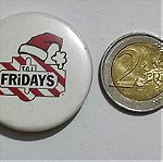  6. Χριστουγεννιάτικη κονκάρδα / pin T.G.I Friday's.