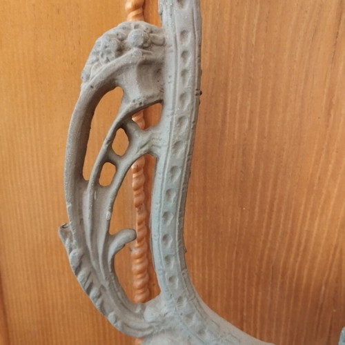 Cast iron mirror frame