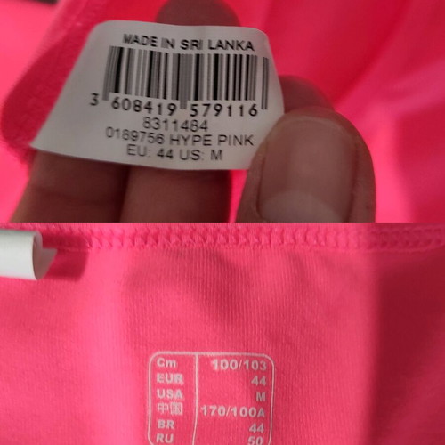 Sportswear set large like new, Crivit leggings and Domyos top