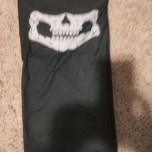 Balaclava Skull Face like new, black and white