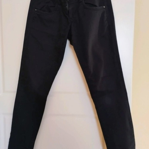 Bull and Bear slim fit pants black like new, size S