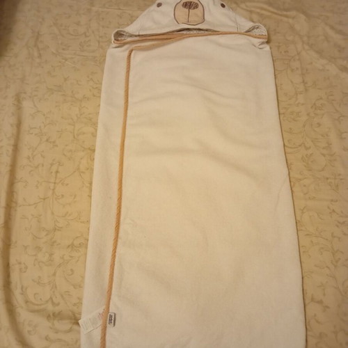 Baby bathrobe like new with bunny design