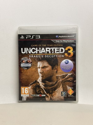 Uncharted 3 GOTY PS3 употребявана екшън приключенска игра