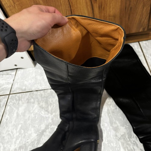 Capodarte leather boots used, size 40, black