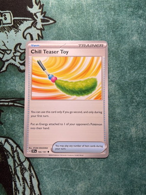 Chill Teaser Toy Pokemon κάρτα μεταχειρισμένη