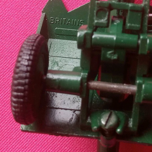 Metal British miniature cannon used vintage 1970