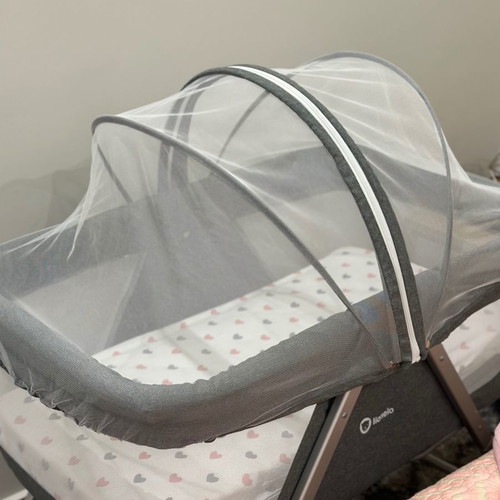 Lionelo Vera Folding Baby Cot used, gray