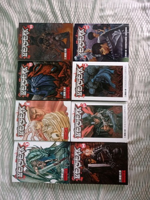 Berserk manga σαν καινούργιο, τόμοι 3, 8, 12, 13, 14, 27, 34, 41