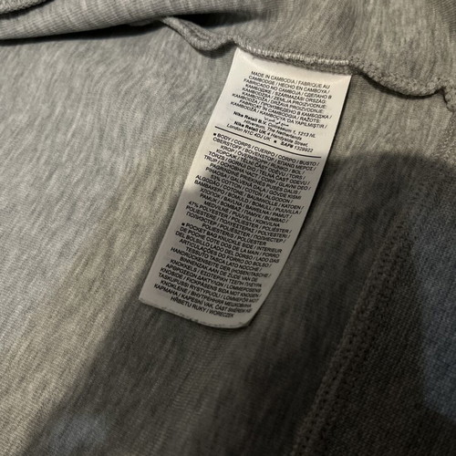Nike Tech Fleece hoodie black and grey like new