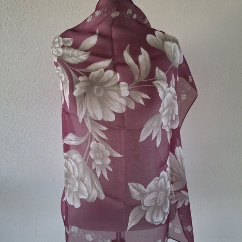 Scarf Made in Italy like new, fuchsia
